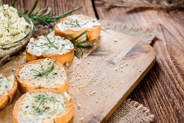 Baguettes with Butter and Herbs — Stock Photo, Image