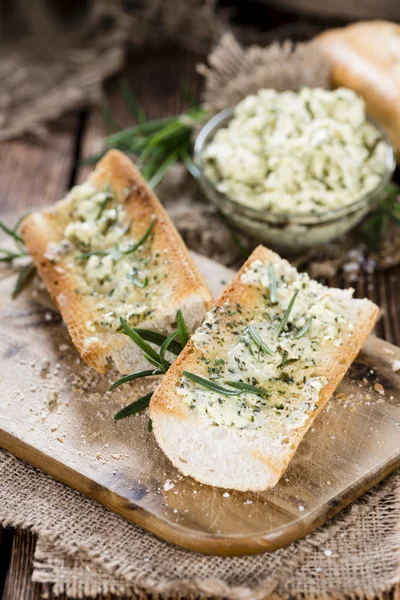 Baguettes with Butter and Herbs — Stock Photo, Image