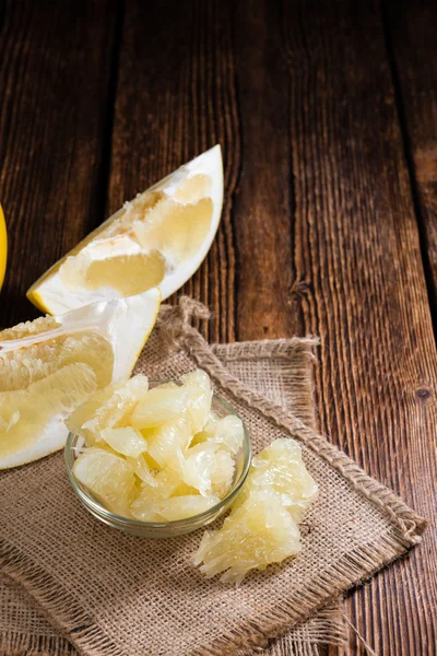 Pedaços frescos de Pomelo — Fotografia de Stock