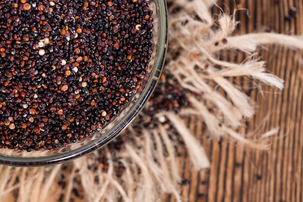 Svart Quinoa i en skål — Stockfoto