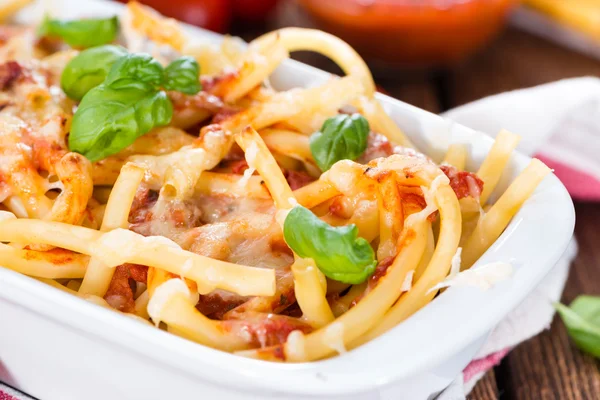 Hemlagad pasta baka — Stockfoto