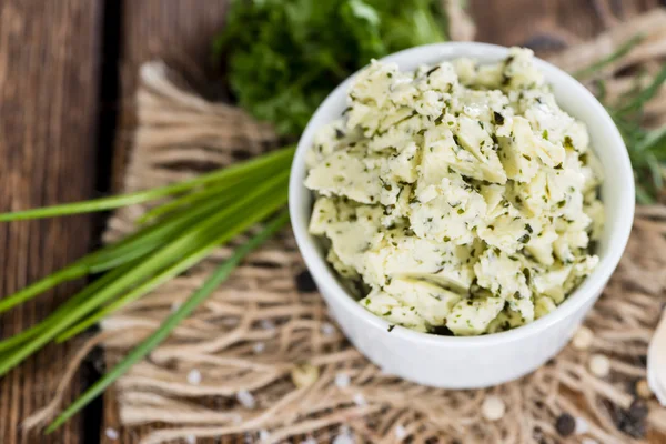 Homemade Herb Butter — Stock Photo, Image