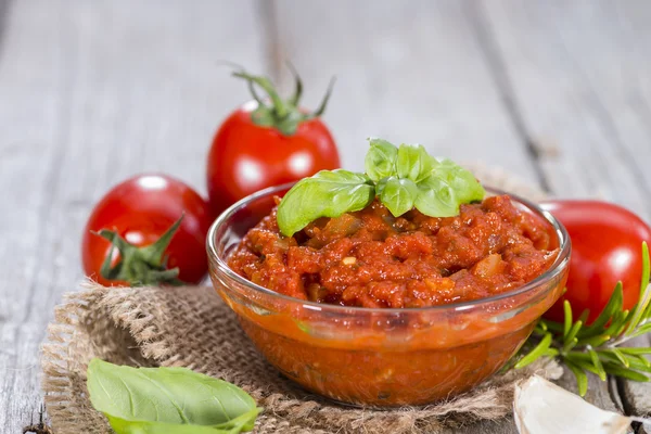 Portion of Tomato Sauce — Stock Photo, Image