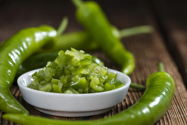 Chiles verdes conservados —  Fotos de Stock