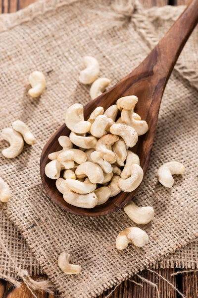 Gedeelte van cashewnoten — Stockfoto