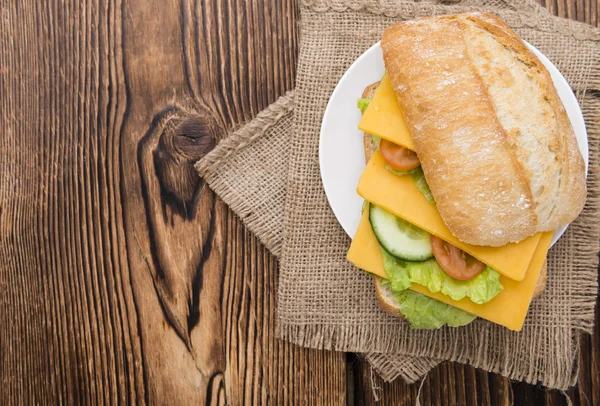 Сэндвич с чеддером — стоковое фото
