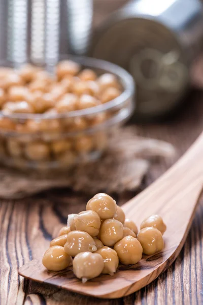 Canned Chick Peas — Stock Photo, Image