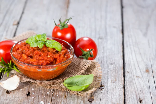 Homemade Tomato Sauce — Stock Photo, Image
