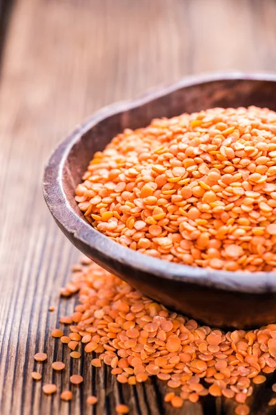 Porção de lentilhas vermelhas — Fotografia de Stock