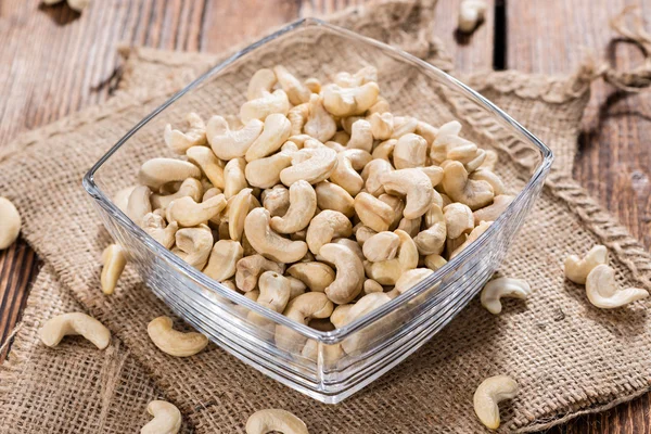 Gedeelte van cashewnoten — Stockfoto