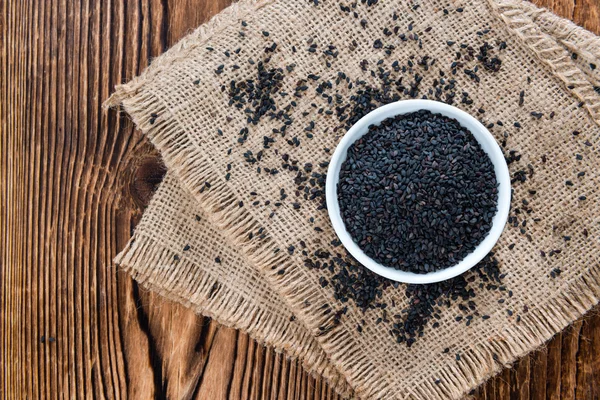 Portion of black Sesame — Stock Photo, Image