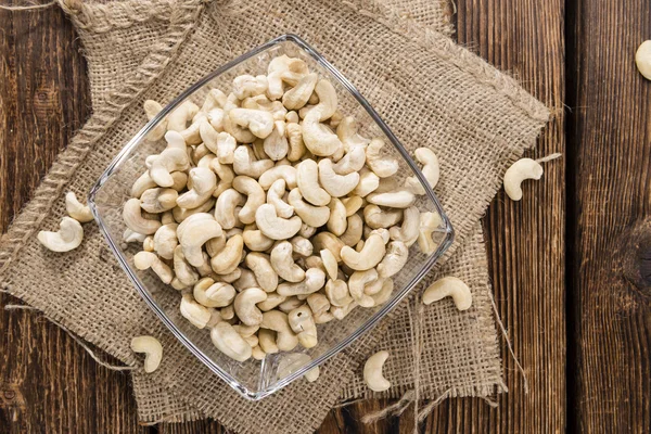 Gedeelte van cashewnoten — Stockfoto