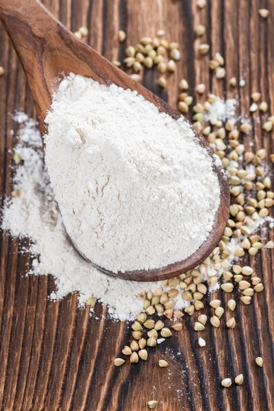 Un mucchio di farina di grano saraceno — Foto Stock