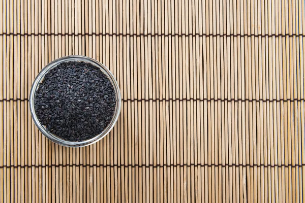 Portion of black Sesame — Stock Photo, Image