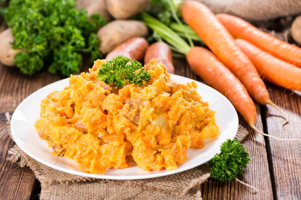 Porción de estofado de zanahoria —  Fotos de Stock