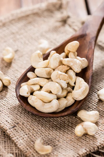 Del av cashewnötter — Stockfoto