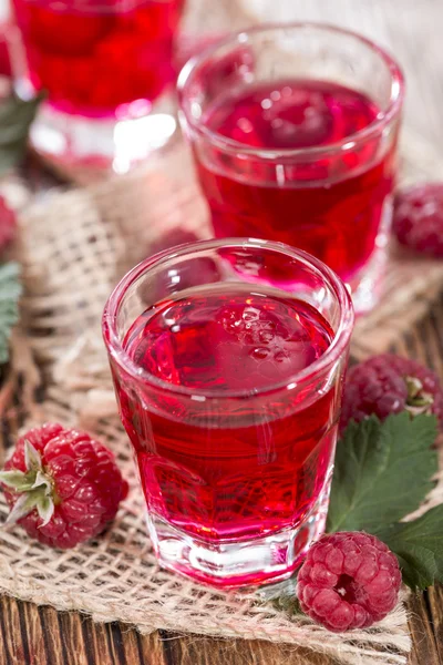 Homemade Raspberry Liqueur — Stock Photo, Image