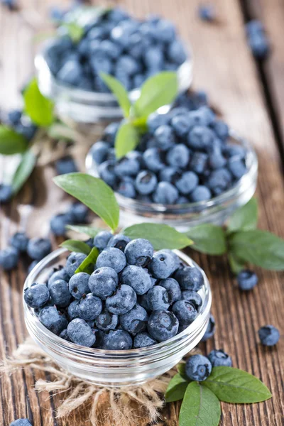 Haufen frischer Blaubeeren — Stockfoto