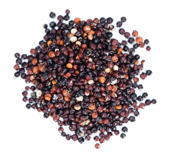 Black Quinoa  on white — Stock Photo, Image