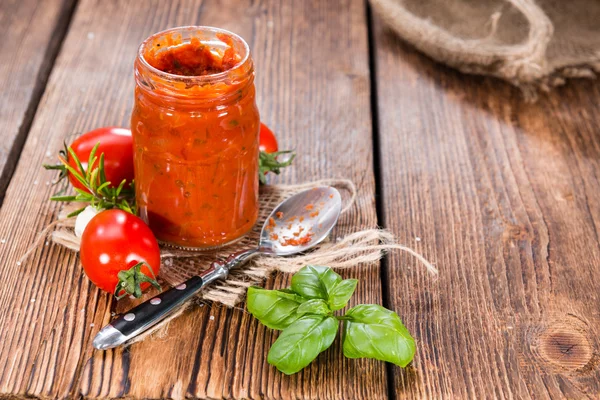 Salsa di pomodoro fatta in casa — Foto Stock