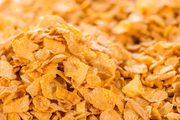 Oro Cornflakes Fondo —  Fotos de Stock