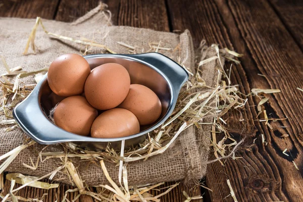 Einige frische Eier — Stockfoto