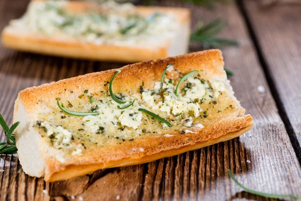 Fresh made Herb Butter Baguettes — Stock Photo, Image