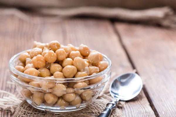 Canned Chick Peas — Stock Photo, Image