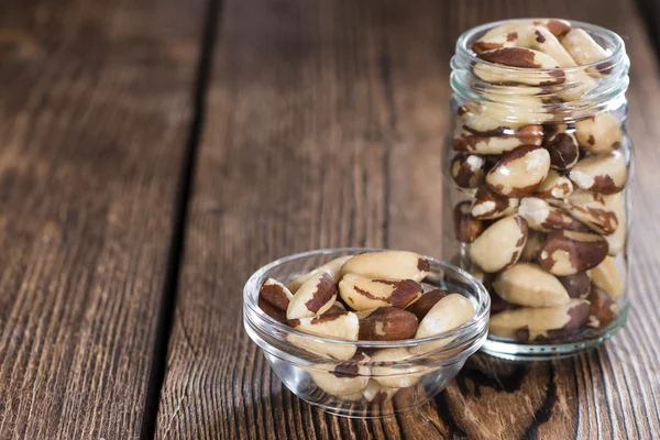 Portion of Brazil Nuts — Stock Photo, Image