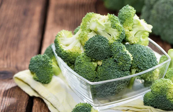Bowl with fresh Broccoli — Stock Photo, Image