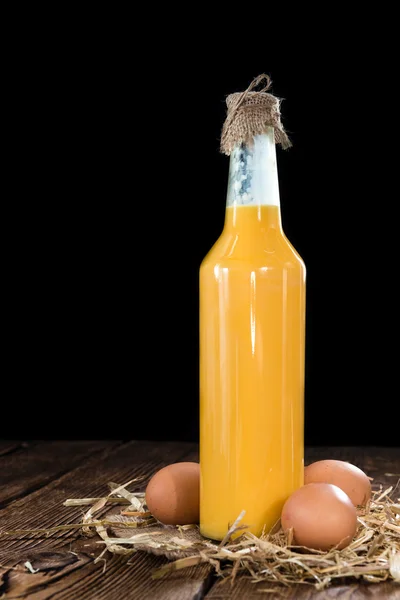 Fresh made Egg Liqueur — Stock Photo, Image