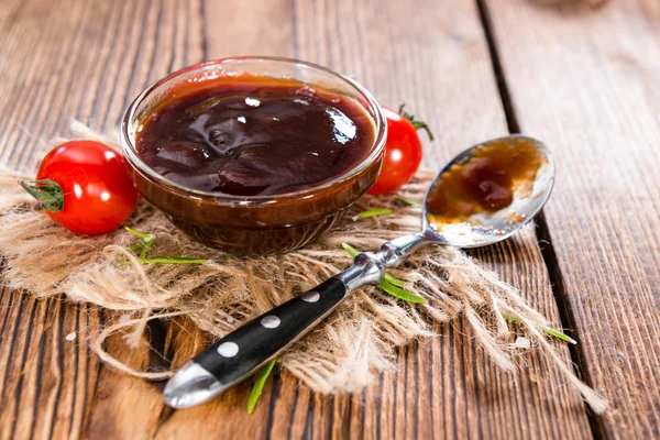 Salsa de barbacoa en un tazón —  Fotos de Stock