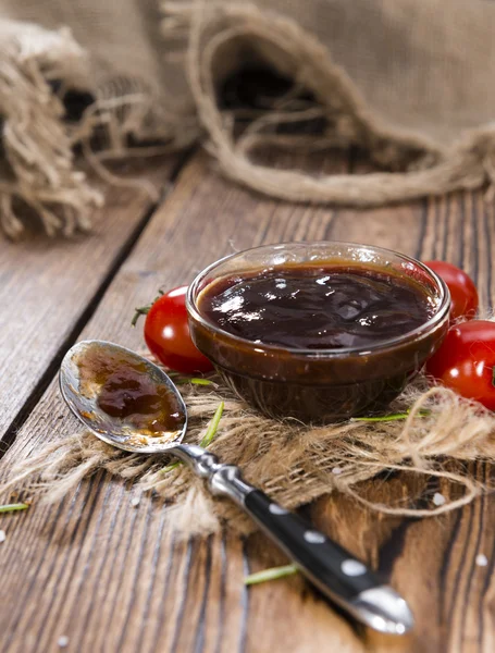 Zelfgemaakte barbecue saus — Stockfoto