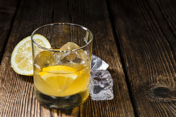 Whiskey Sour and ice cubes — Stock Photo, Image