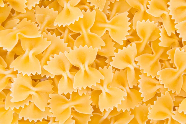 Raw Farfalle Background — Stock Photo, Image