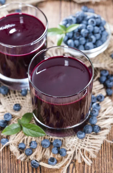 Blueberry homemade Juice — Stock Photo, Image