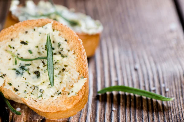Baguette (with Herb Butter and Garlic) — Stock Photo, Image