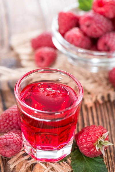 Homemade Raspberry Liqueur — Stock Photo, Image