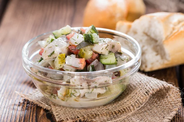 Porção de salada de arenque — Fotografia de Stock