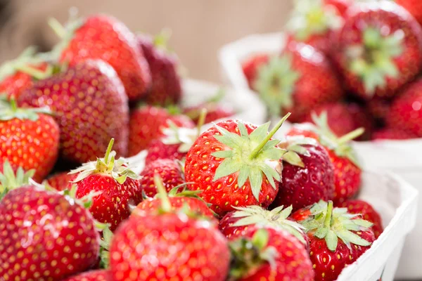 Verse aardbeien — Stockfoto