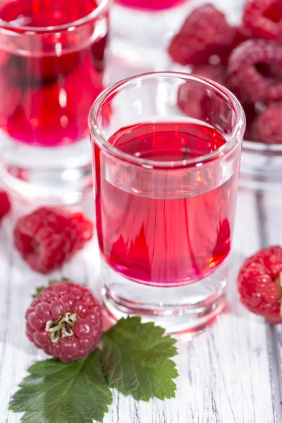 Homemade Raspberry Liqueur — Stock Photo, Image