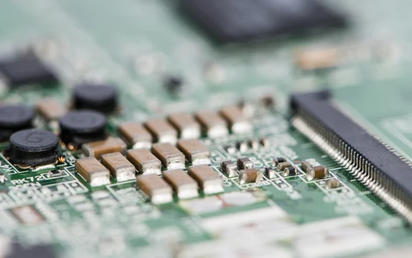 PCB with electronic Components — Stock Photo, Image