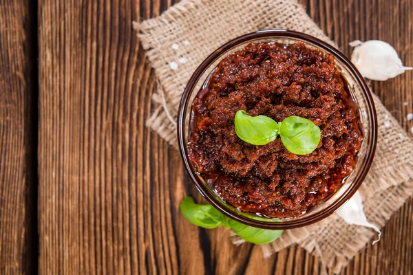 Pesto de tomate recién hecho —  Fotos de Stock