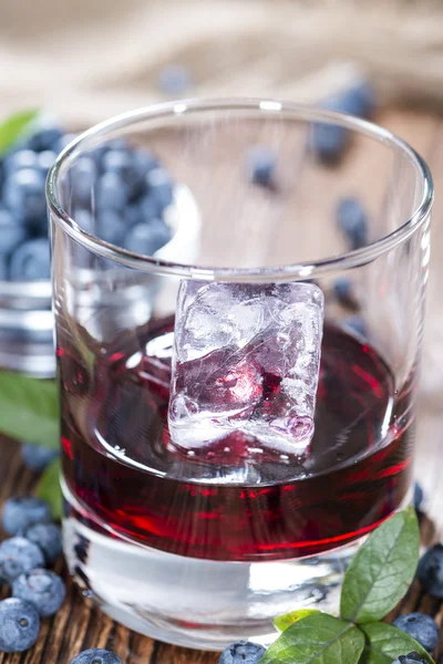 Lezzetli Blueberry likör — Stok fotoğraf