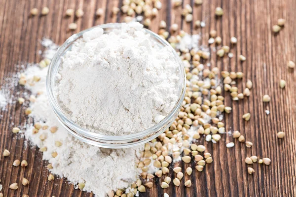 Porzione di farina di grano saraceno — Foto Stock