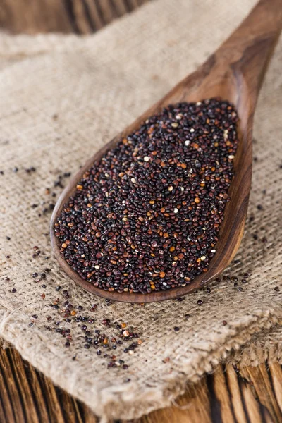 Del av svart Quinoa — Stockfoto
