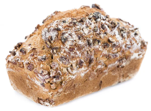 ขนมปังวอลนัท (แยกจากสีขาว ) — ภาพถ่ายสต็อก
