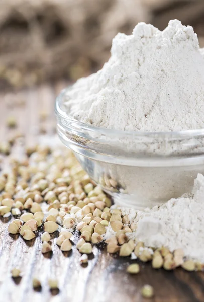 Un mucchio di farina di grano saraceno — Foto Stock