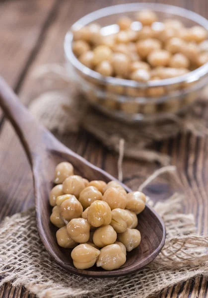 Guisantes de pollo conservados — Foto de Stock