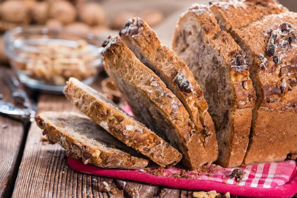 Walnut Bread (fresh baked) — Stock Photo, Image